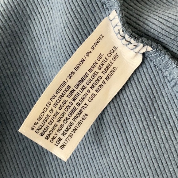 Art Class - Girl Long Sleeve Square Neck Ribbed Dress 90's Grunge Size XS (4/5) - Picture 9 of 10